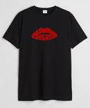Lana del rey lip art - Round Neck T-shirt