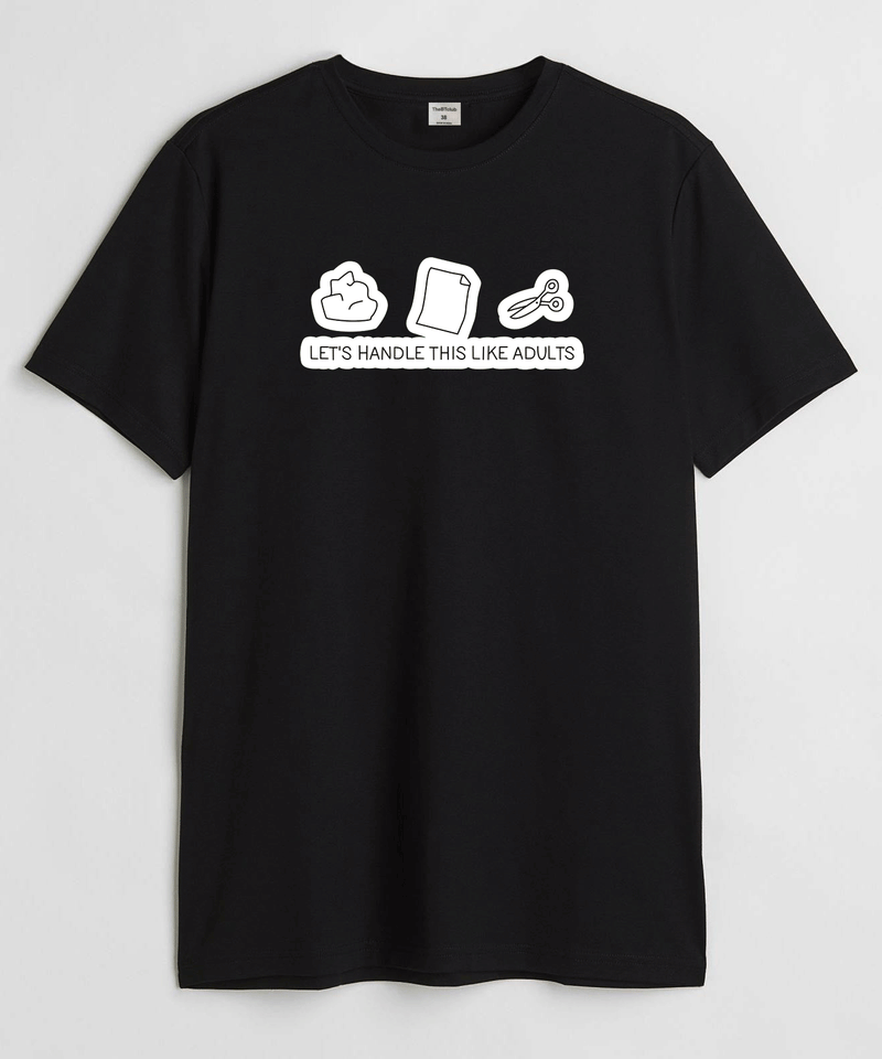 Let's handle this - Round Neck T-shirt