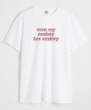 Even my anxiety - Round Neck T-shirt