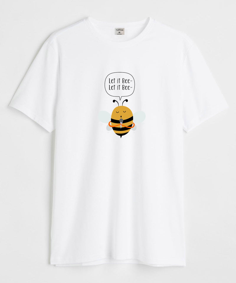 Let it bee - Round Neck T-shirt