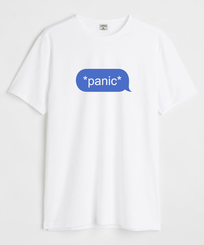 Panic - Round Neck T-shirt