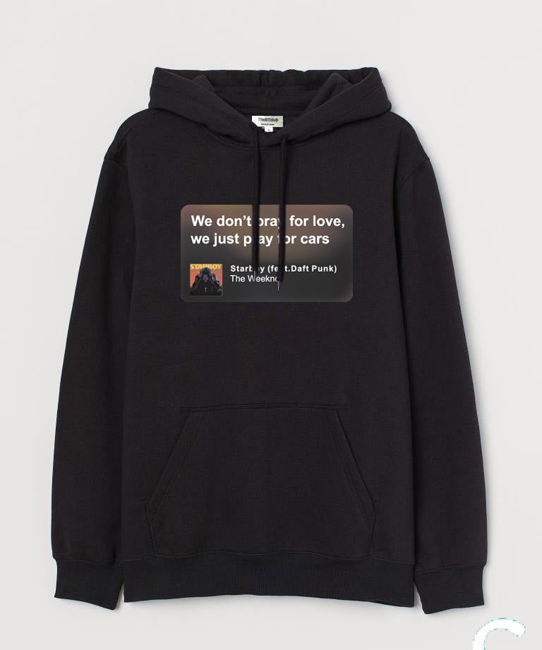 We don't pray - Hooded Sweatshirt