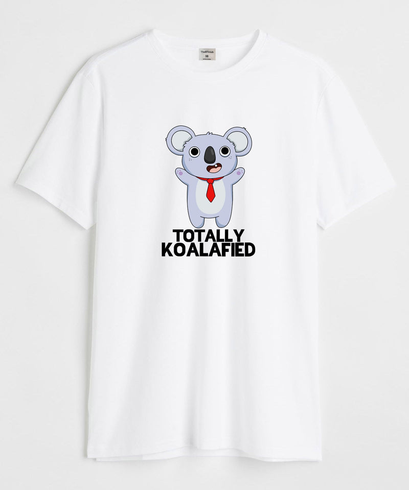 Totally koalafied  - Round Neck T-shirt