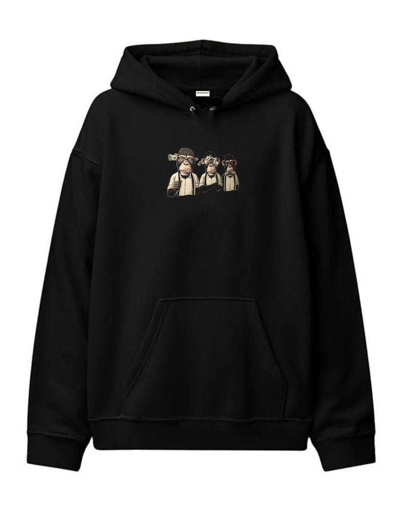 3 Monkey - Hooded Sweatshirt