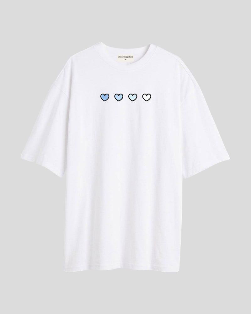 4 Hearts - Oversized T-shirt