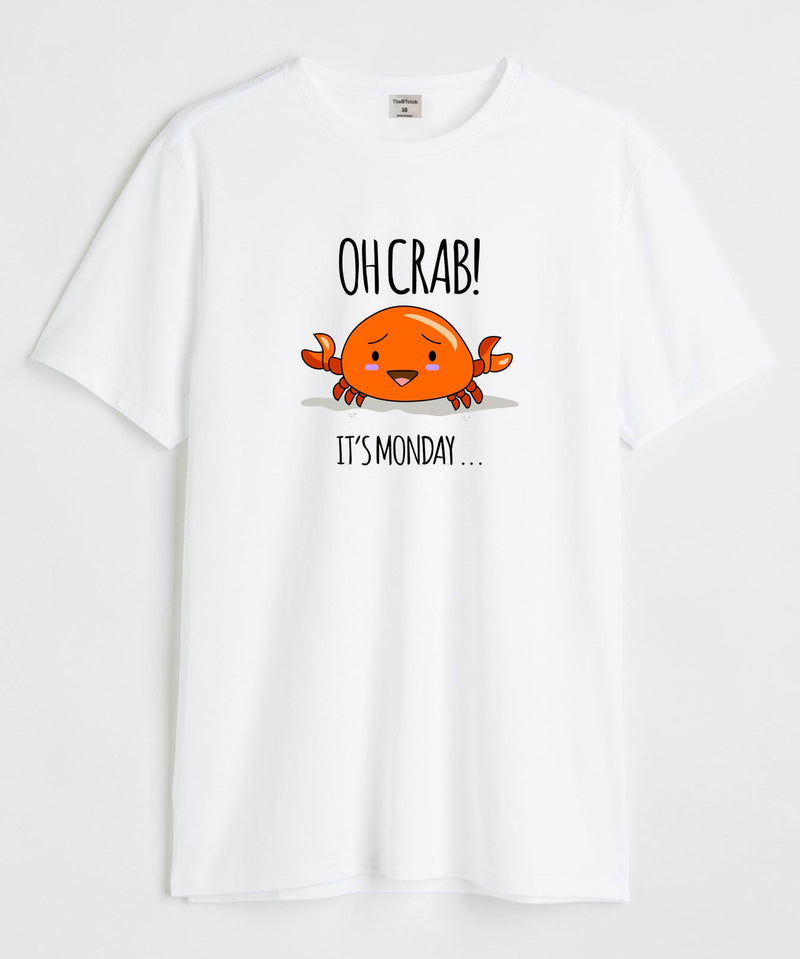 Oh crab! - Round Neck T-shirt