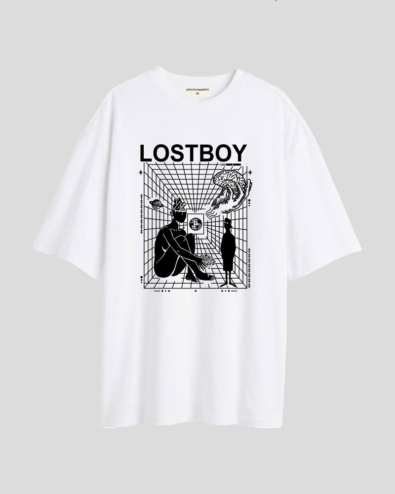 Lost boy art - Oversized T-shirt