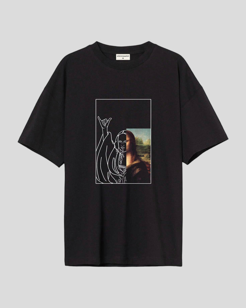 Cool monalisa - Oversized T-shirt