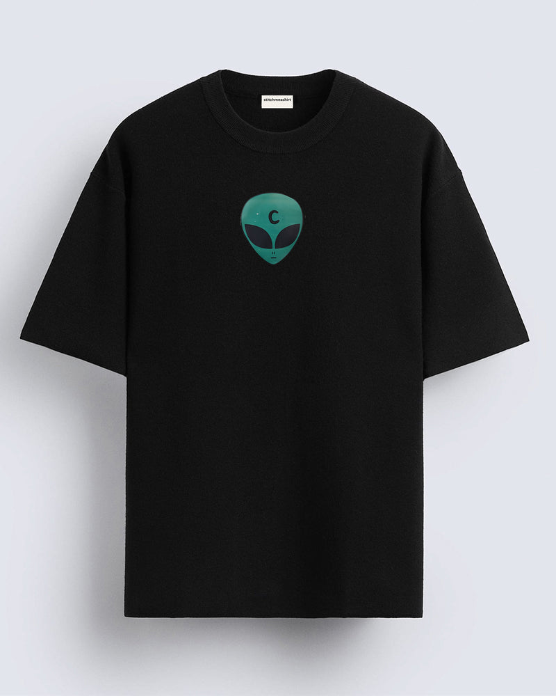 Green Alien - Oversized T-shirt