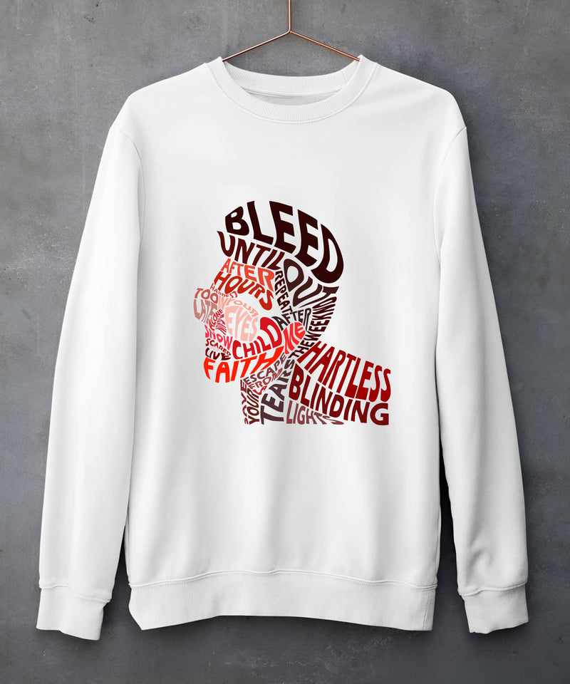 Weeknd text art - Sweatshirt