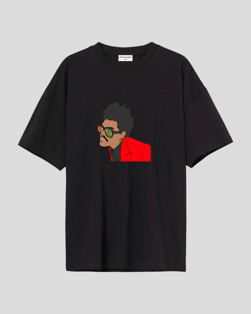 The weeknd art - Oversized T-shirt