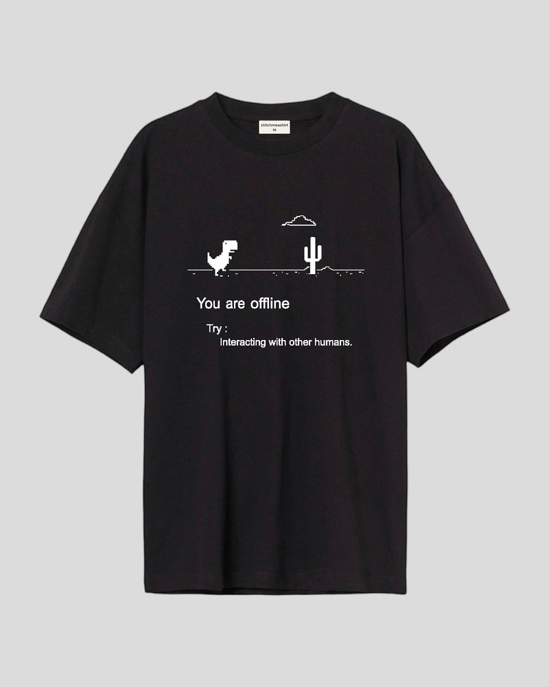 You are offline - Oversized T-shirt