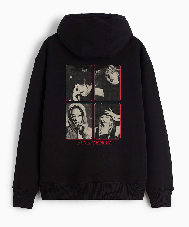 Black pink - Hooded Sweatshirt