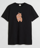 Dancing Hamster - Round Neck T-shirt