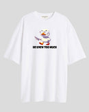 He knew too much - Oversized T-shirt