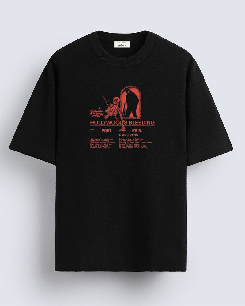 Hollywood's Bleeding - Oversized T-shirt