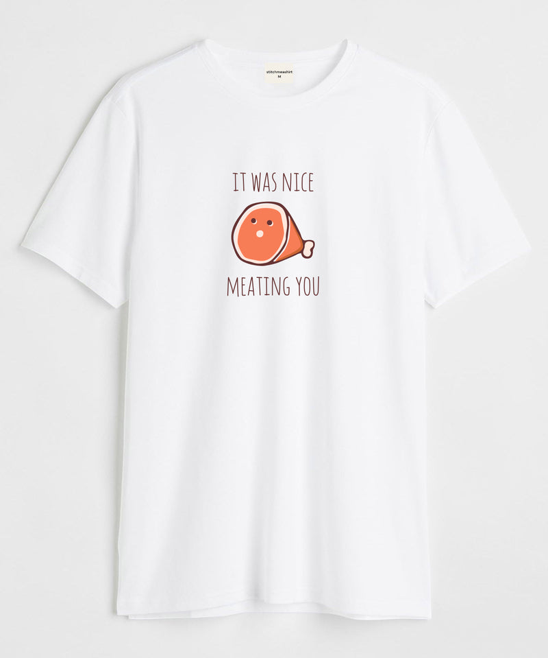 It was nice - Round Neck T-shirt