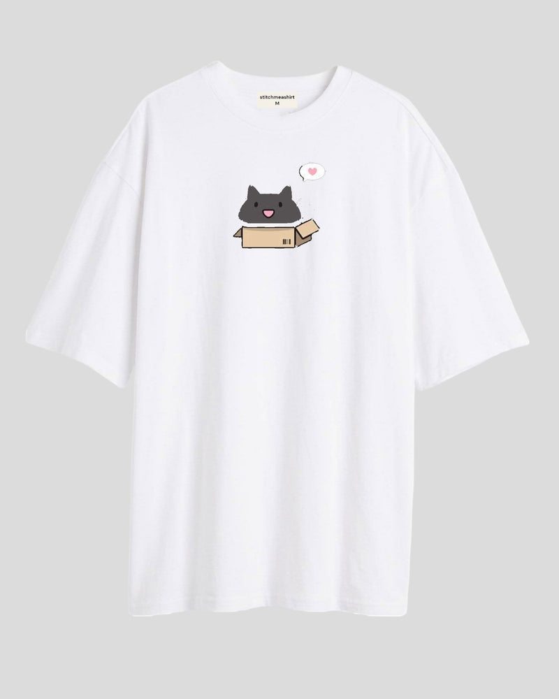 Kitty box - Oversized T-shirt