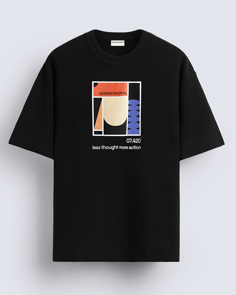 Less thoughts more action - Oversized T-shirt