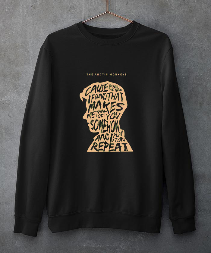 Arctic monkeys text art - Sweatshirt