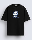 Panda loves music - Oversized T-shirt