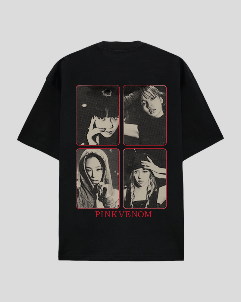 Black pink - Oversized T-shirt