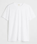 White Basic  - Round Neck T-shirt
