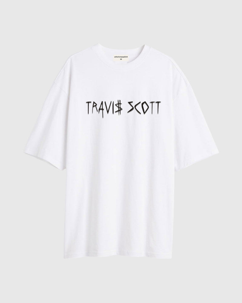 Travis Scott Eagle Artwork - Oversized T-shirt