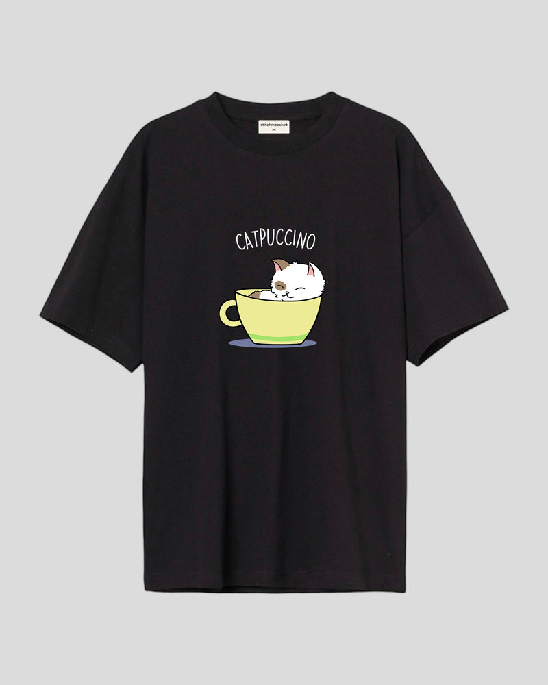 Catpuccino - Oversized T-shirt