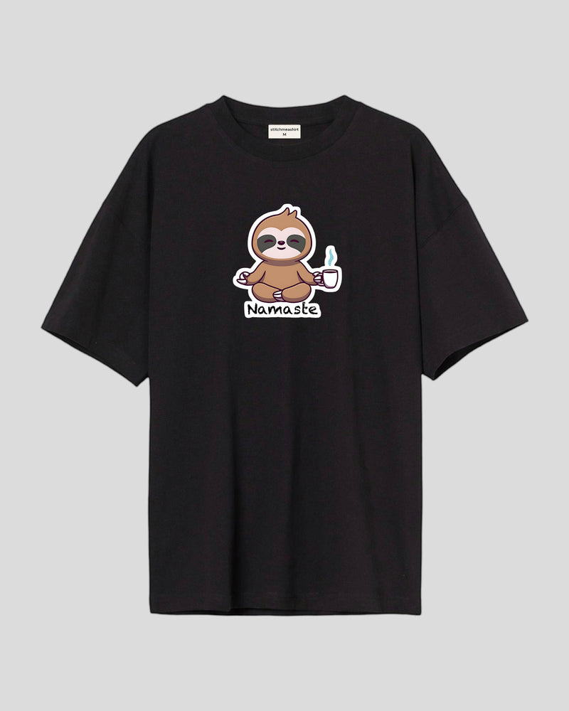 Namaste sloth - Oversized T-shirt