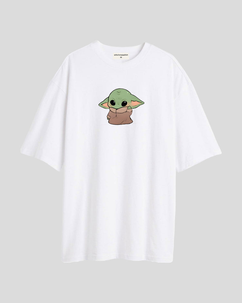 Grogu using power - Oversized T-shirt