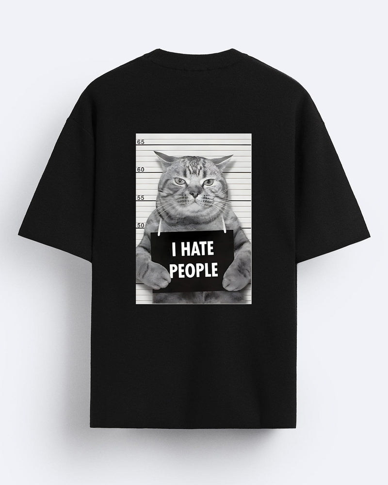 I hate people - Oversized T-shirt