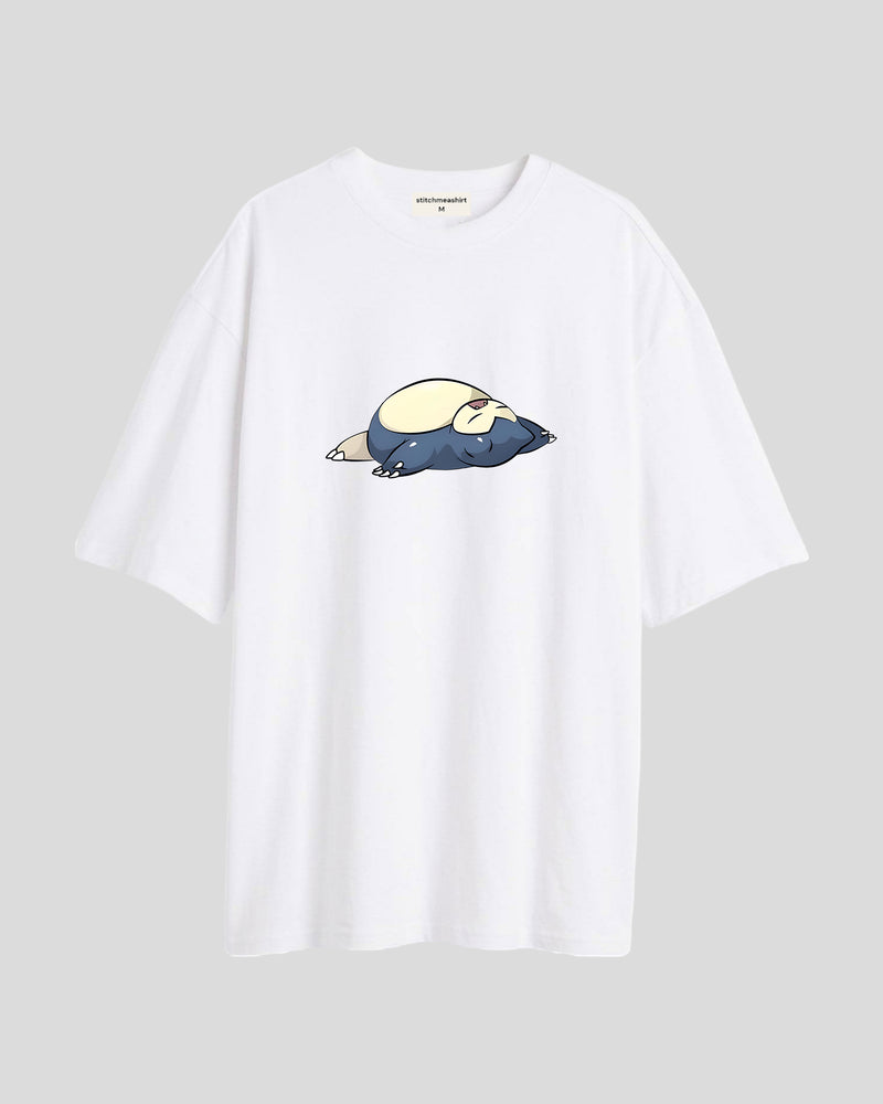 Snorlax sleeping - Oversized T-shirt