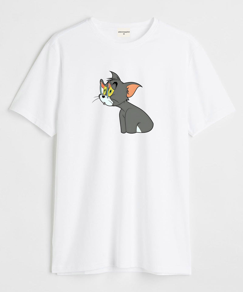 Sleepy tom - Round Neck T-shirt