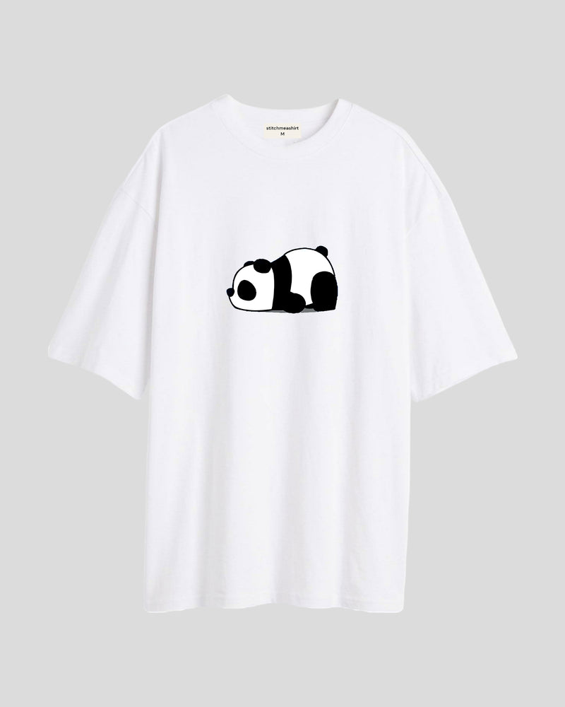 Sleepy panda - Oversized T-shirt