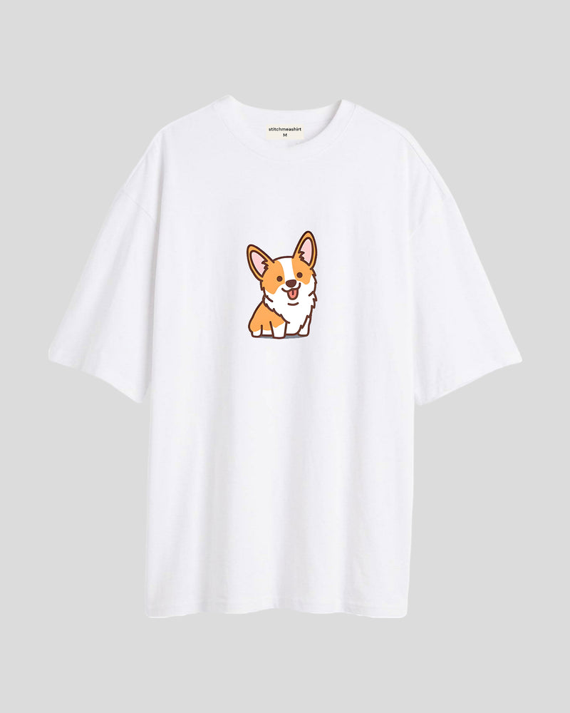 Cute corgi - Oversized T-shirt