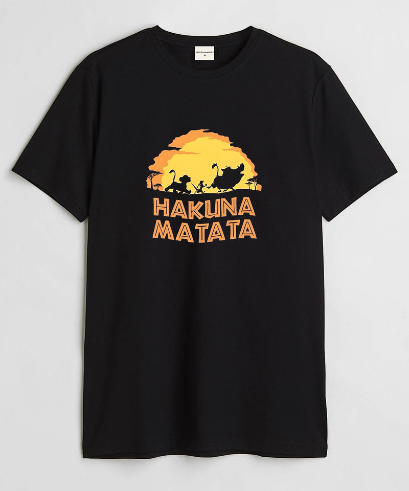 Hakuna matata - Round Neck T-shirt