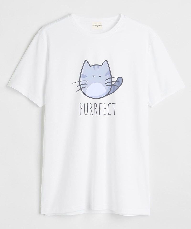 Purrfect - Round Neck T-shirt