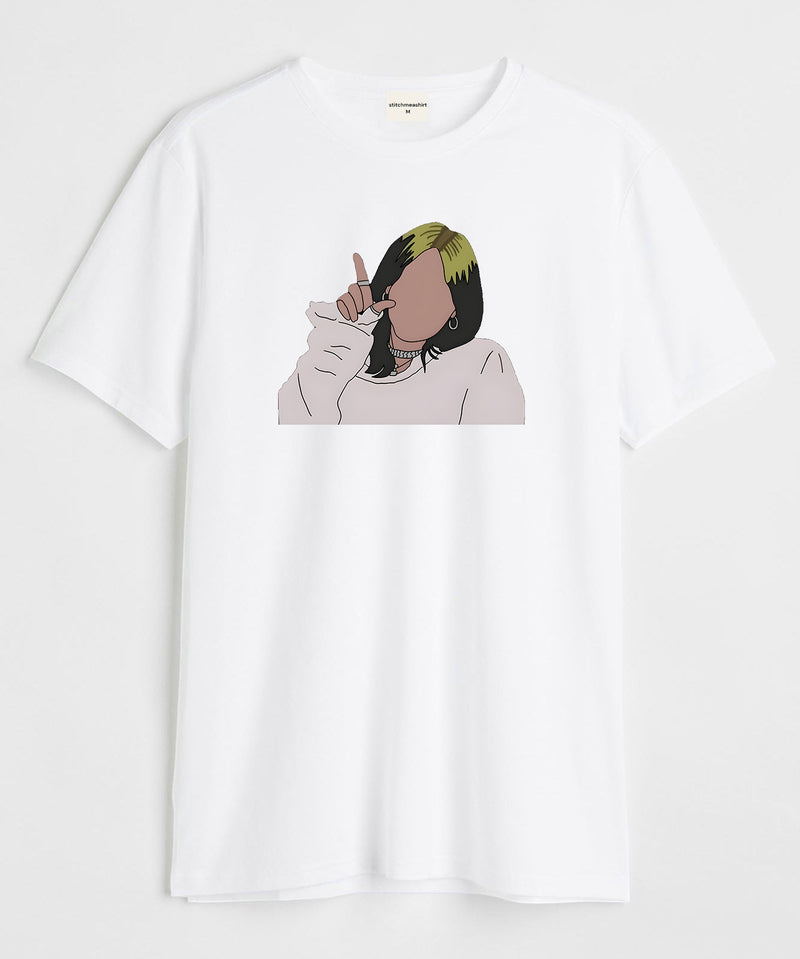 Billie art - Round Neck T-shirt