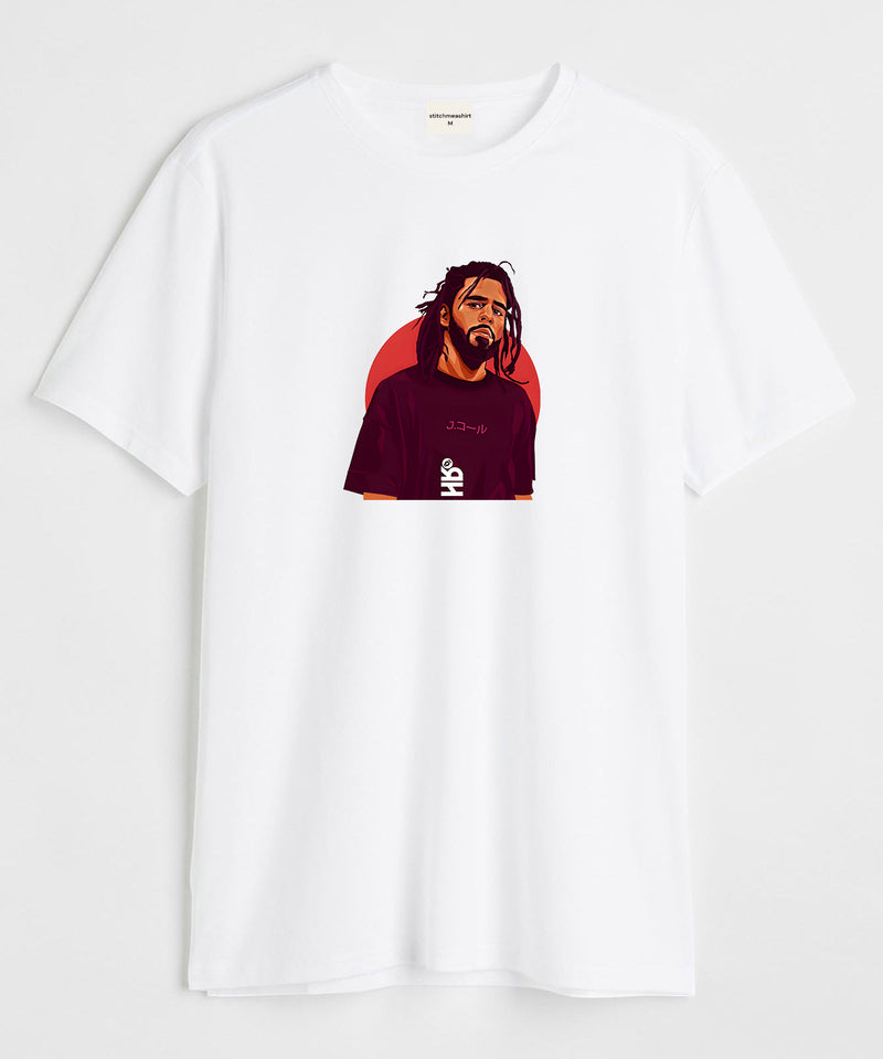 J.cole art - Round Neck T-shirt