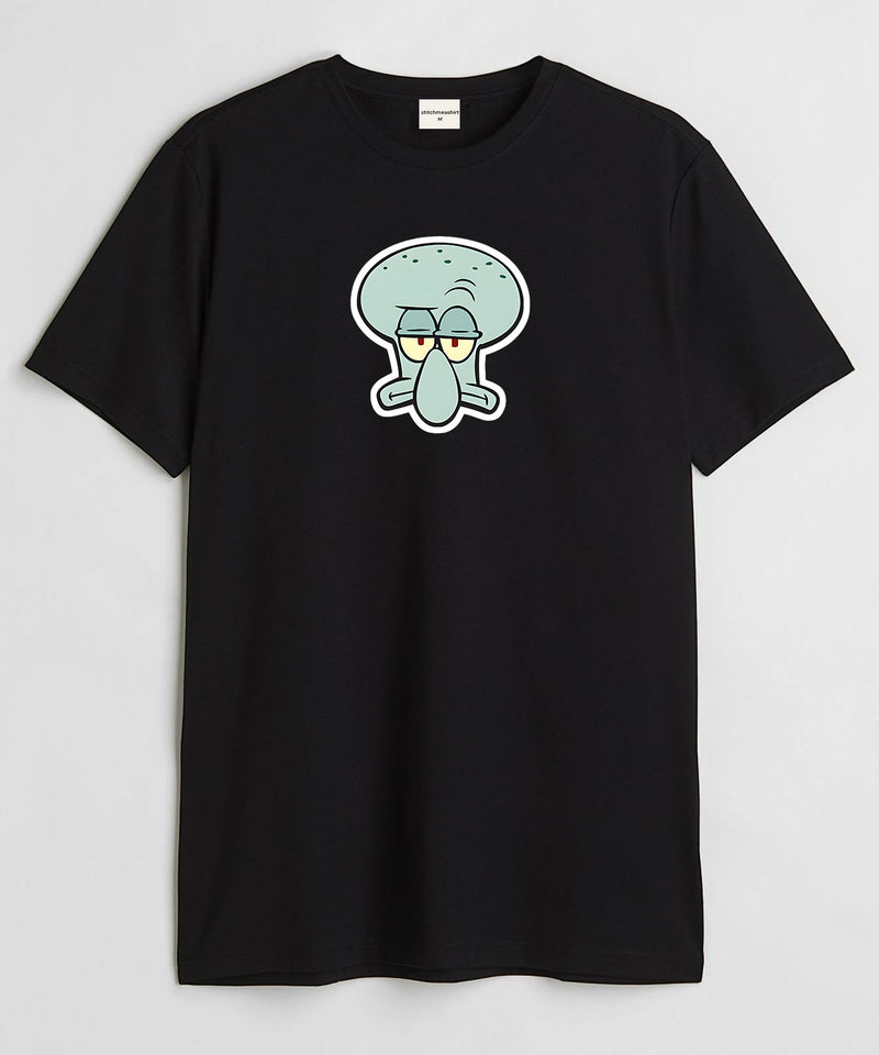 Squidward - Round Neck T-shirt