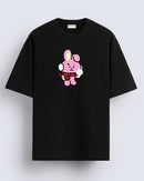 Snow fight rabbit - Oversized T-shirt