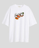 Sushi on beach - Oversized T-shirt