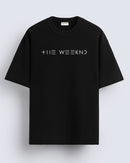 Text Weeknd - Oversized T-shirt