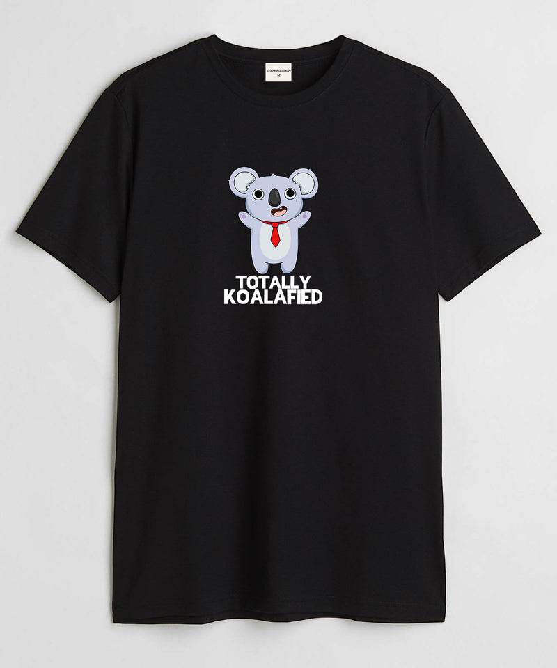 Totally koalafied  - Round Neck T-shirt