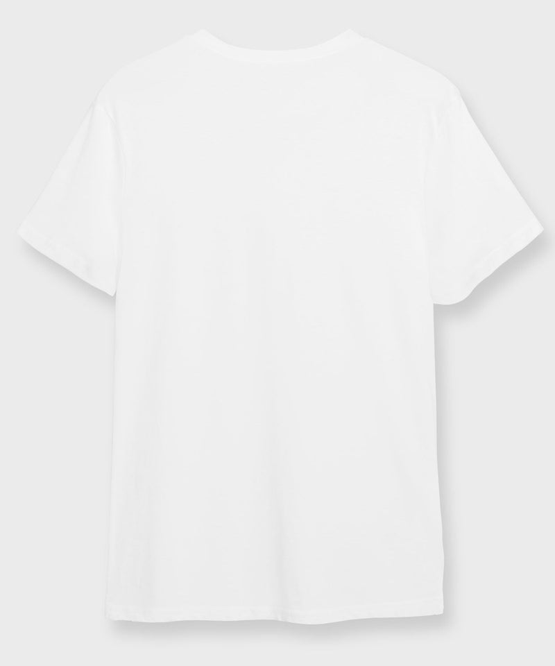 White Basic  - Round Neck T-shirt