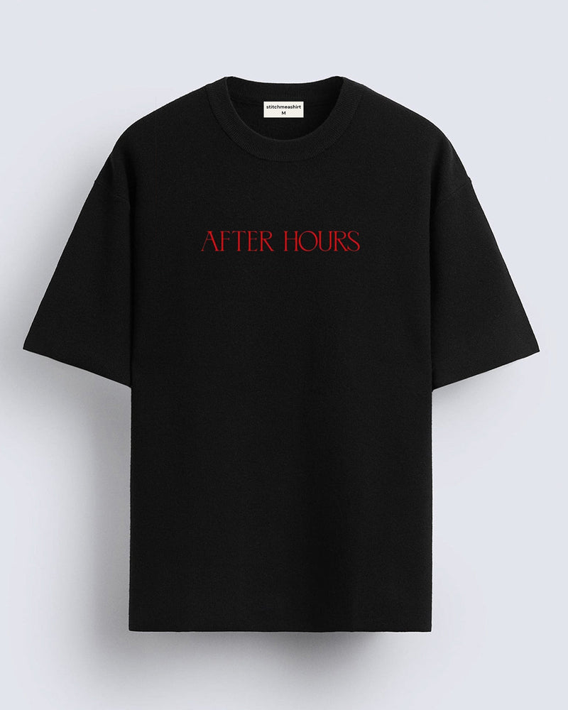 After hours  - Oversized T-shirt