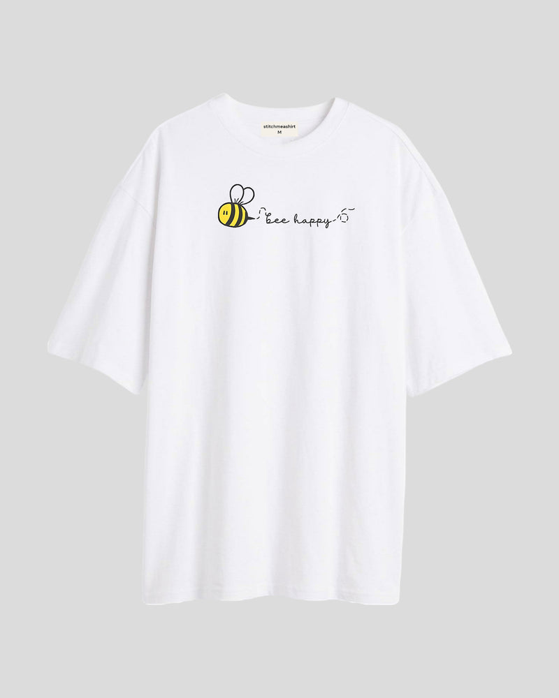 Bee happy - Oversized T-shirt