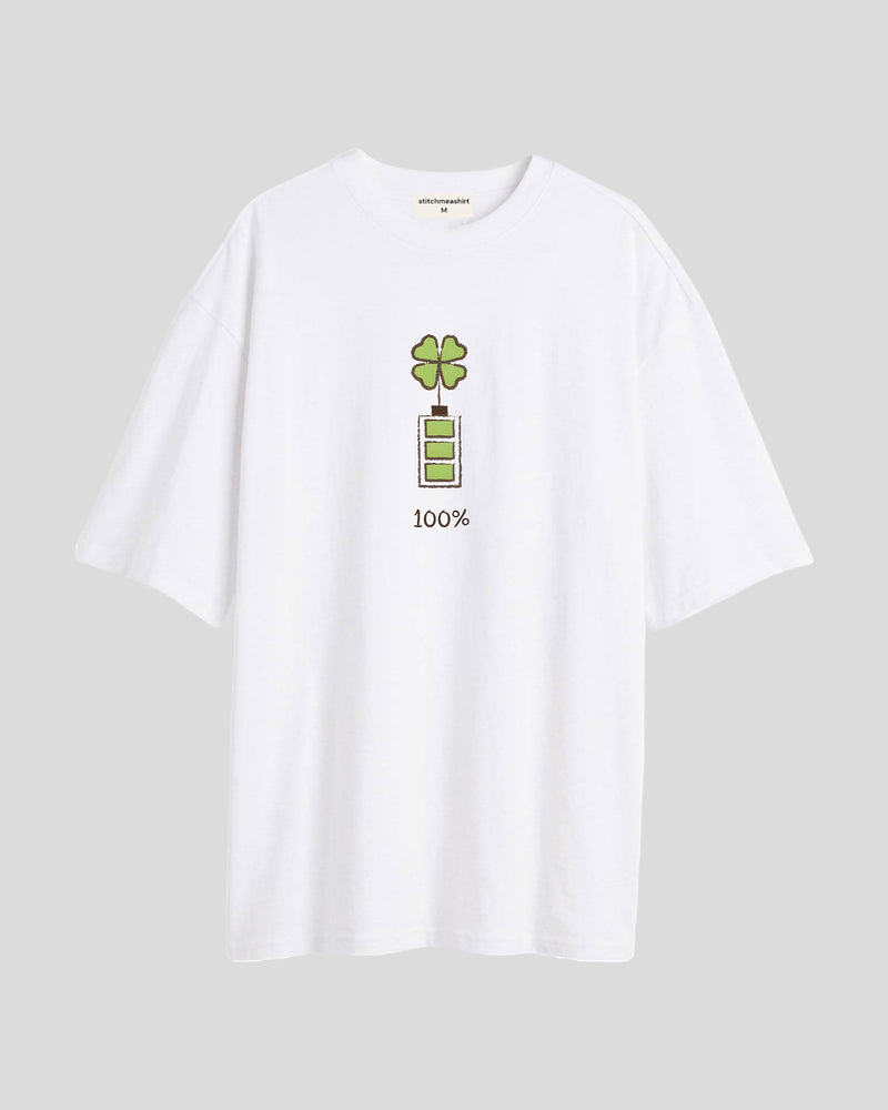 100% green charge - Oversized T-shirt