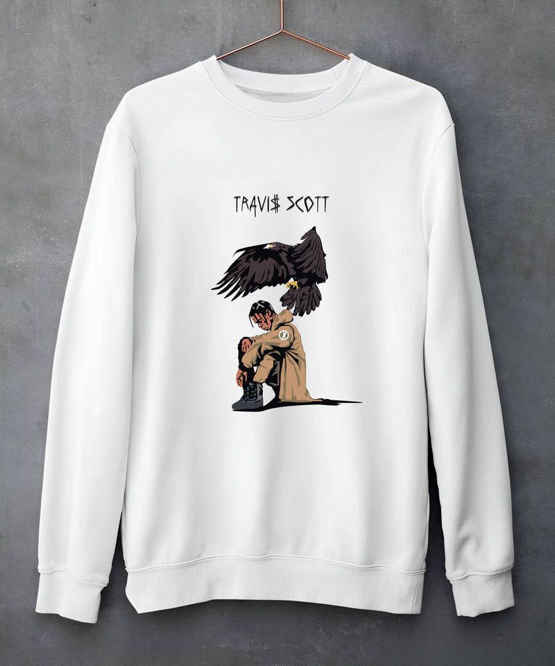 Travis scott eagle artwork - Sweatshirt